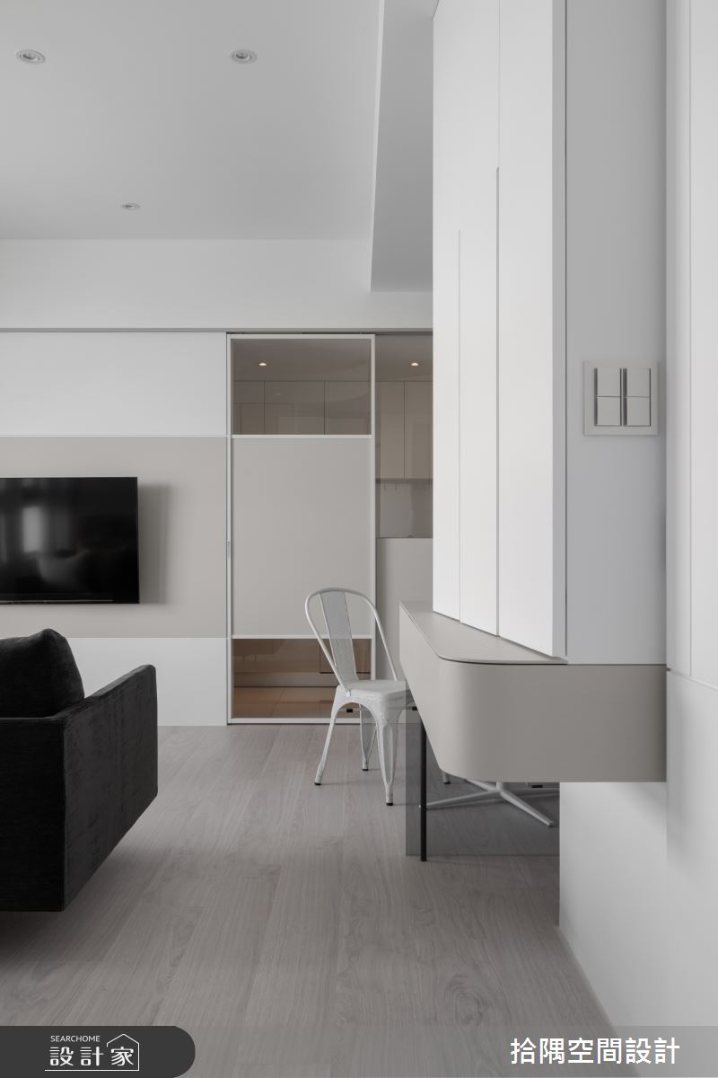 17坪預售屋＿現代風客廳餐廳案例圖片＿拾隅空間設計＿拾隅_敘日 | 現代風之6