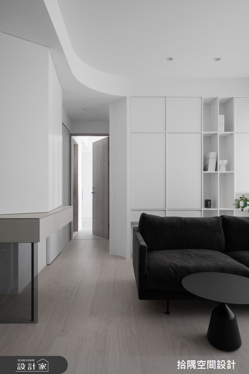 17坪預售屋＿現代風客廳走廊案例圖片＿拾隅空間設計＿拾隅_敘日 | 現代風之8