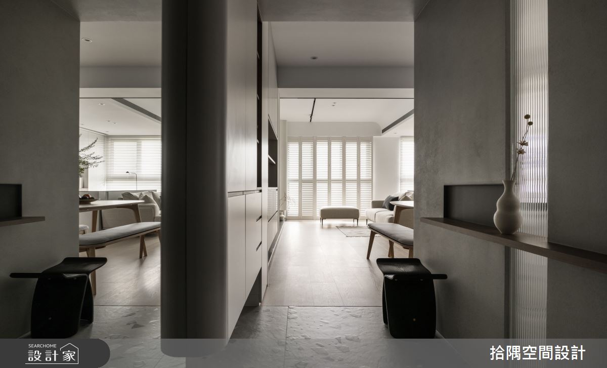 24坪預售屋＿現代風玄關案例圖片＿拾隅空間設計＿拾隅_融融 Blessed Journeys | 現代風之1