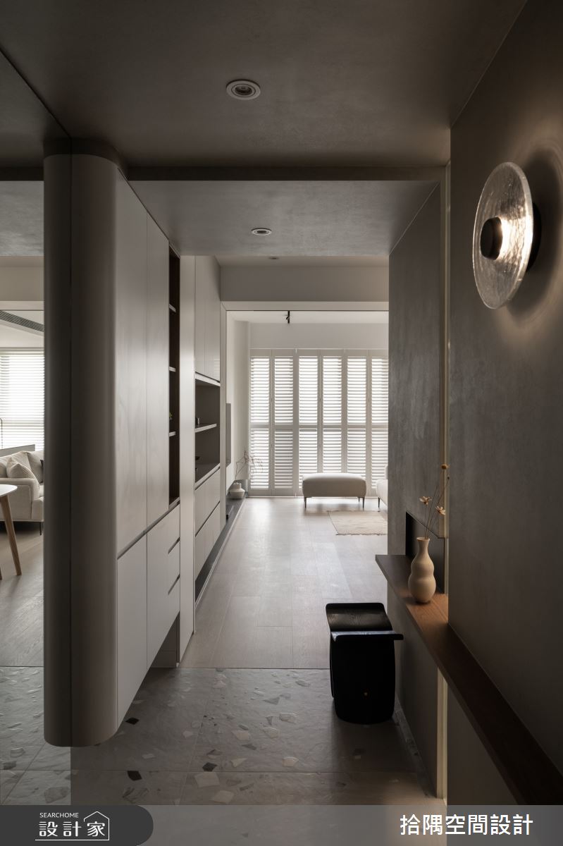 24坪預售屋＿現代風玄關案例圖片＿拾隅空間設計＿拾隅_融融 Blessed Journeys | 現代風之2