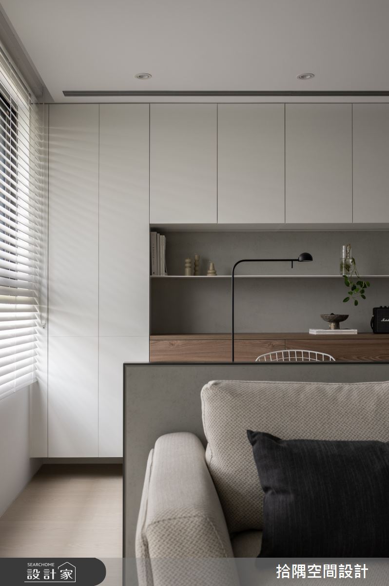 24坪預售屋＿現代風客廳書房案例圖片＿拾隅空間設計＿拾隅_融融 Blessed Journeys | 現代風之8