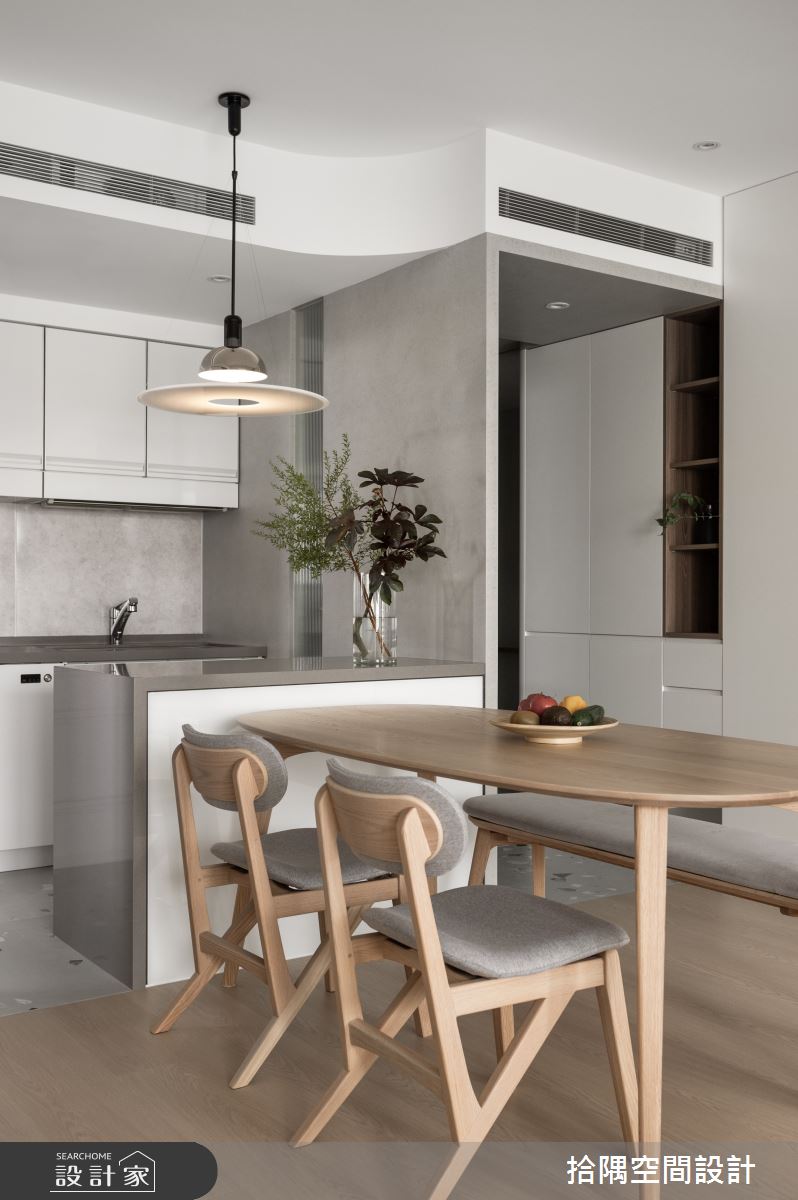 24坪預售屋＿現代風餐廳廚房案例圖片＿拾隅空間設計＿拾隅_融融 Blessed Journeys | 現代風之9