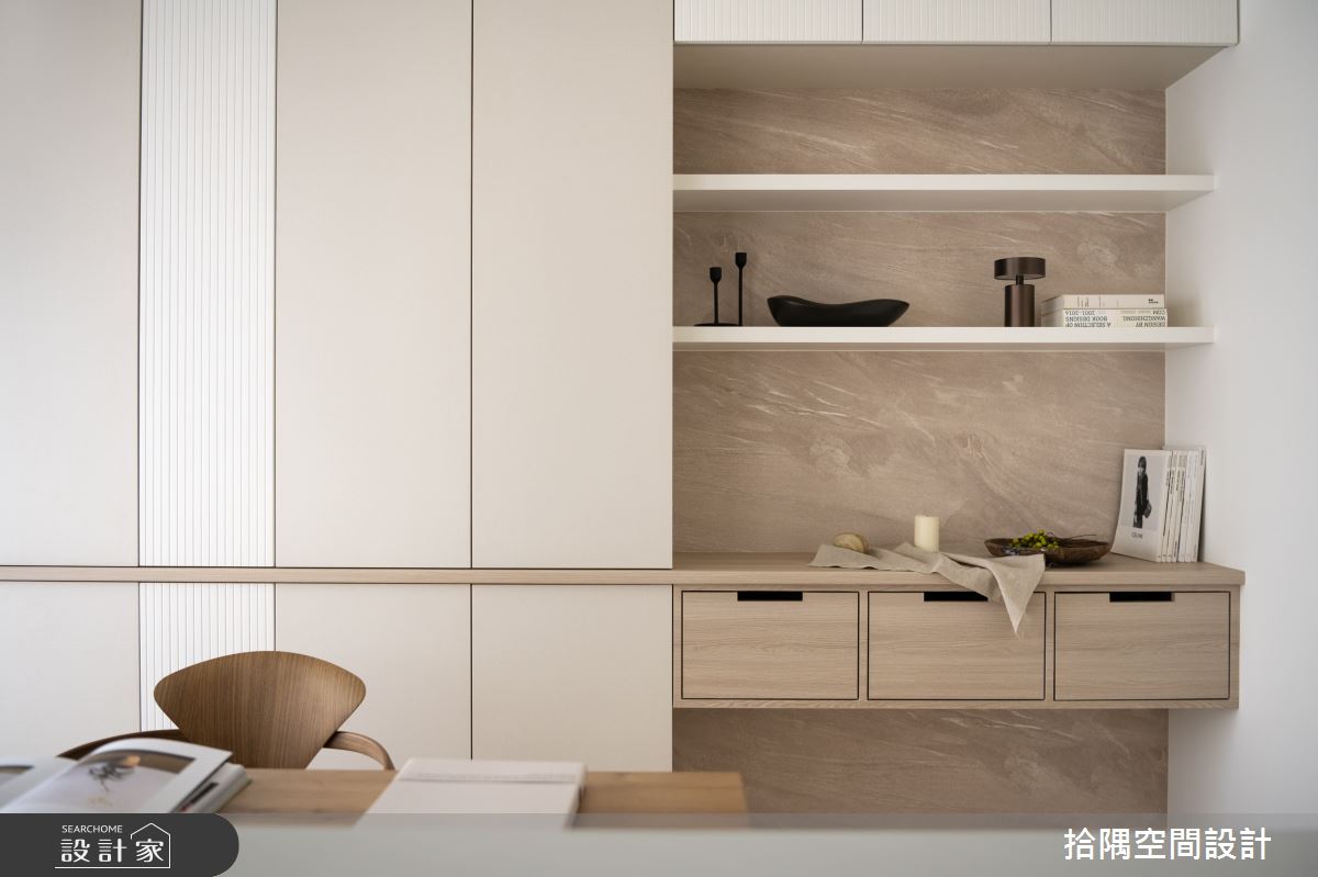 18坪新成屋(5年以下)＿現代風書房案例圖片＿拾隅空間設計＿拾隅_流影木居 | 現代風之8