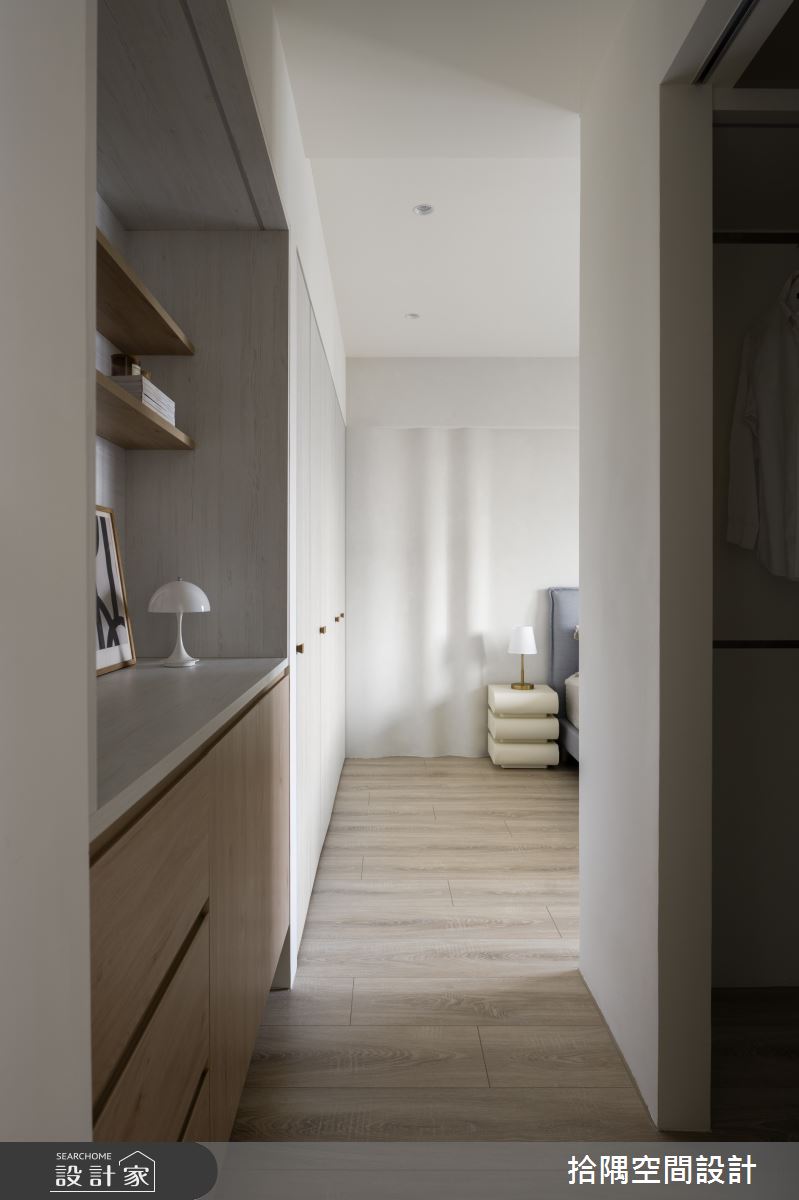 18坪新成屋(5年以下)＿現代風臥室案例圖片＿拾隅空間設計＿拾隅_流影木居 | 現代風之16