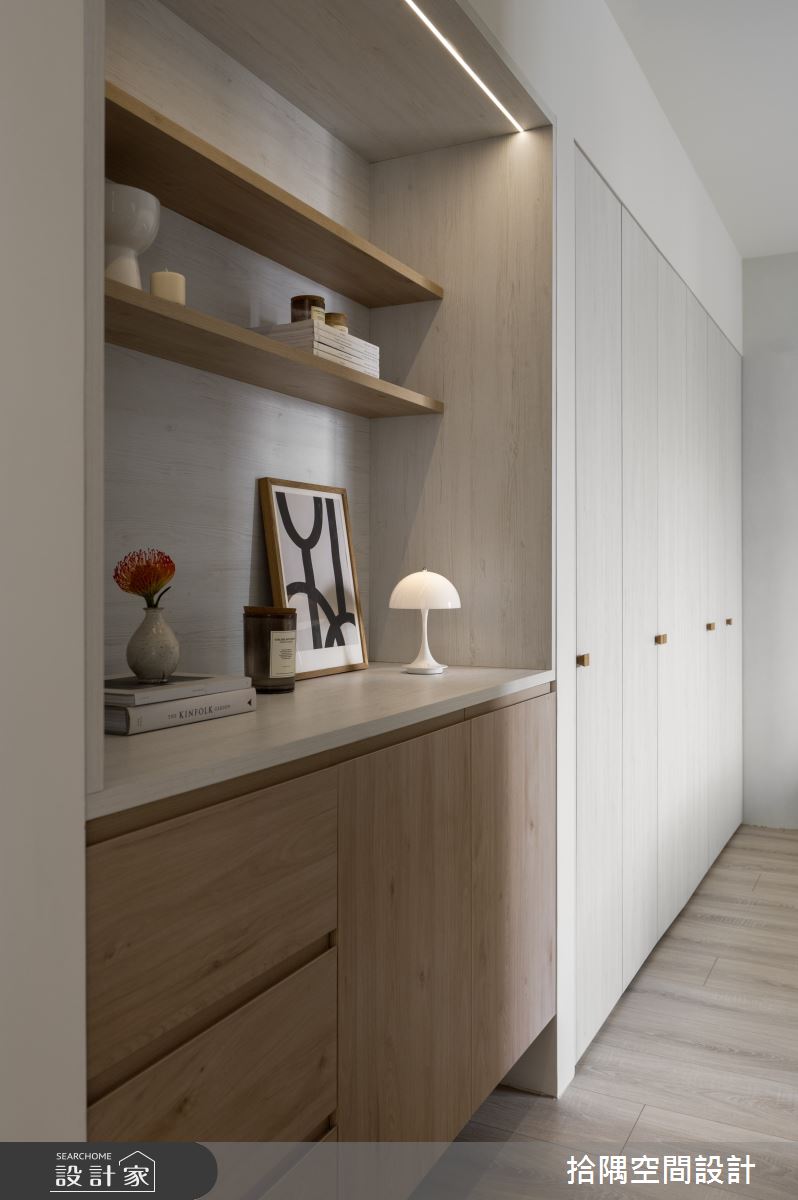 18坪新成屋(5年以下)＿現代風臥室案例圖片＿拾隅空間設計＿拾隅_流影木居 | 現代風之15