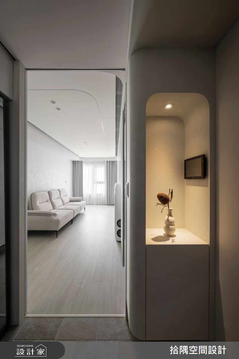 16坪預售屋＿現代風玄關案例圖片＿拾隅空間設計＿拾隅_詠居 | 現代風之1