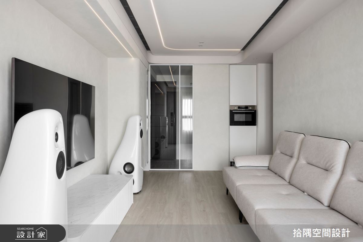 16坪預售屋＿現代風客廳案例圖片＿拾隅空間設計＿拾隅_詠居 | 現代風之5