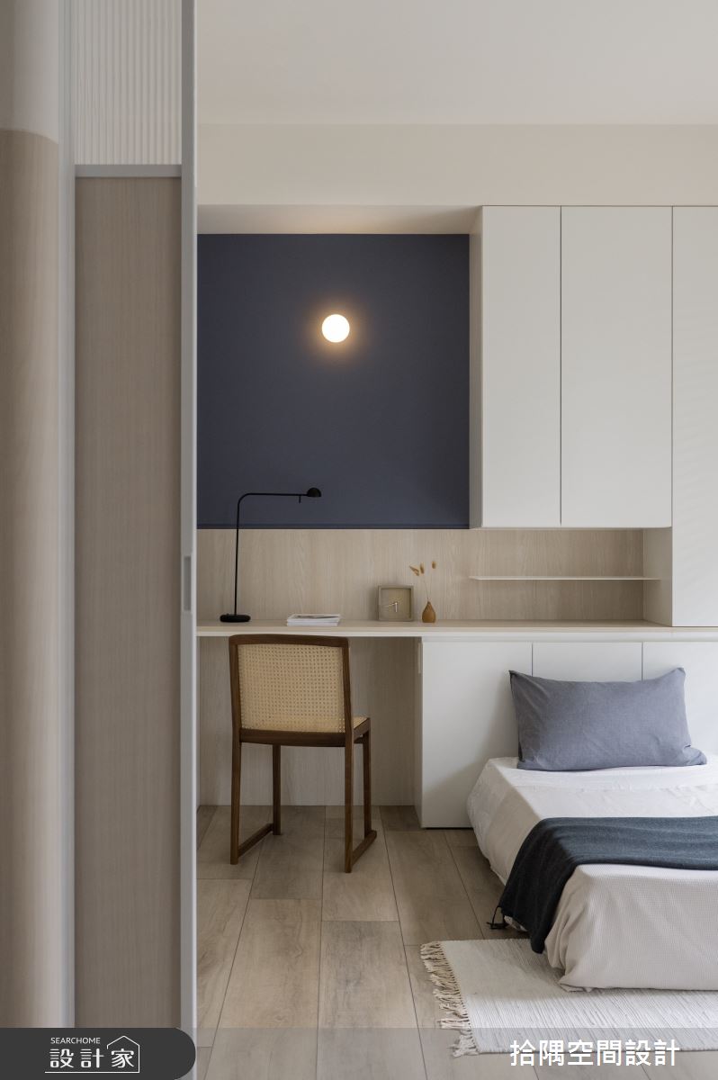 12坪新成屋(5年以下)＿簡約北歐風臥室案例圖片＿拾隅空間設計＿拾隅_柔光共居The Shared Lignt | 簡約北歐風之8