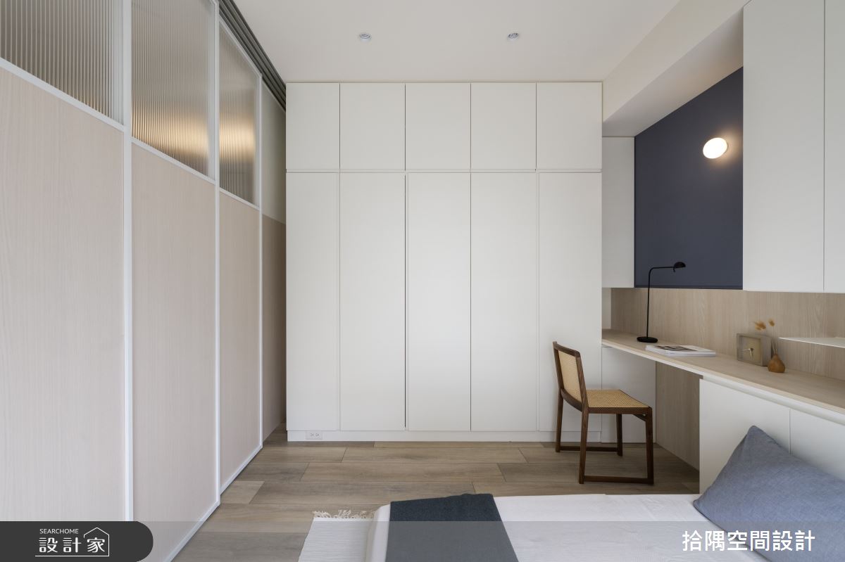 12坪新成屋(5年以下)＿簡約北歐風臥室案例圖片＿拾隅空間設計＿拾隅_柔光共居The Shared Lignt | 簡約北歐風之10