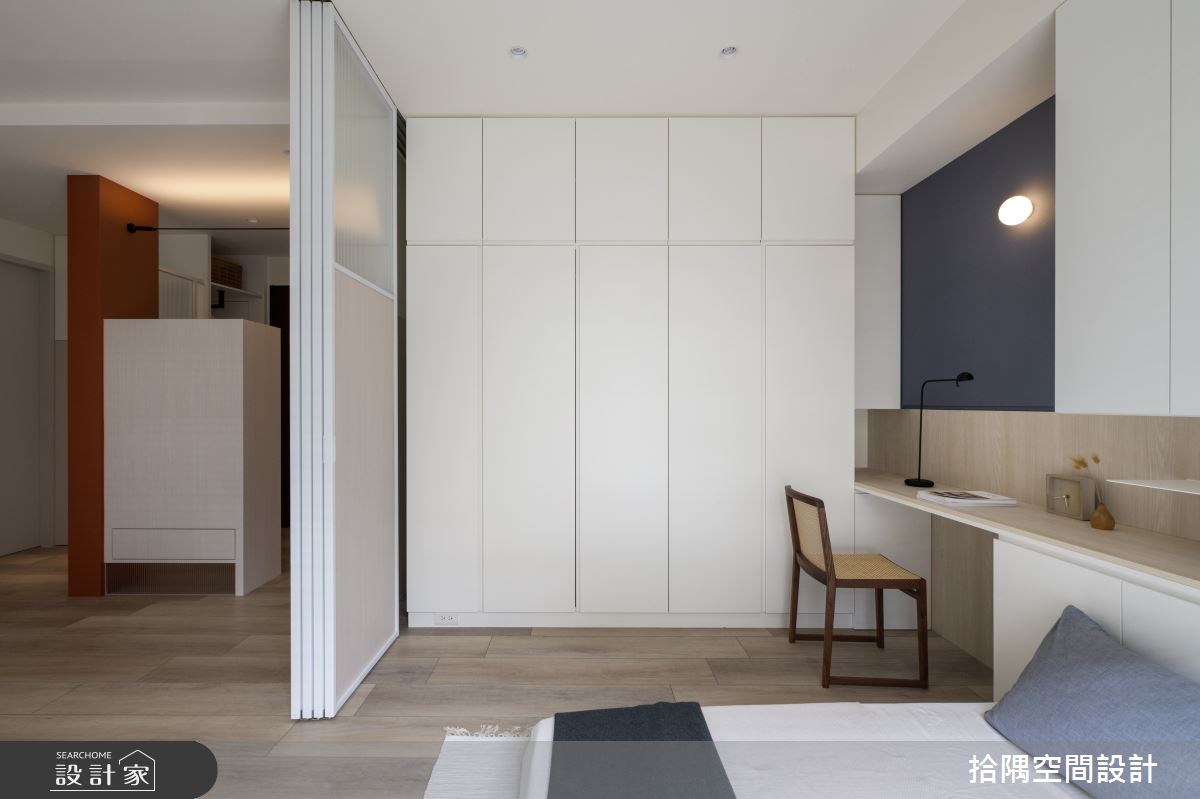 12坪新成屋(5年以下)＿簡約北歐風臥室案例圖片＿拾隅空間設計＿拾隅_柔光共居The Shared Lignt | 簡約北歐風之11