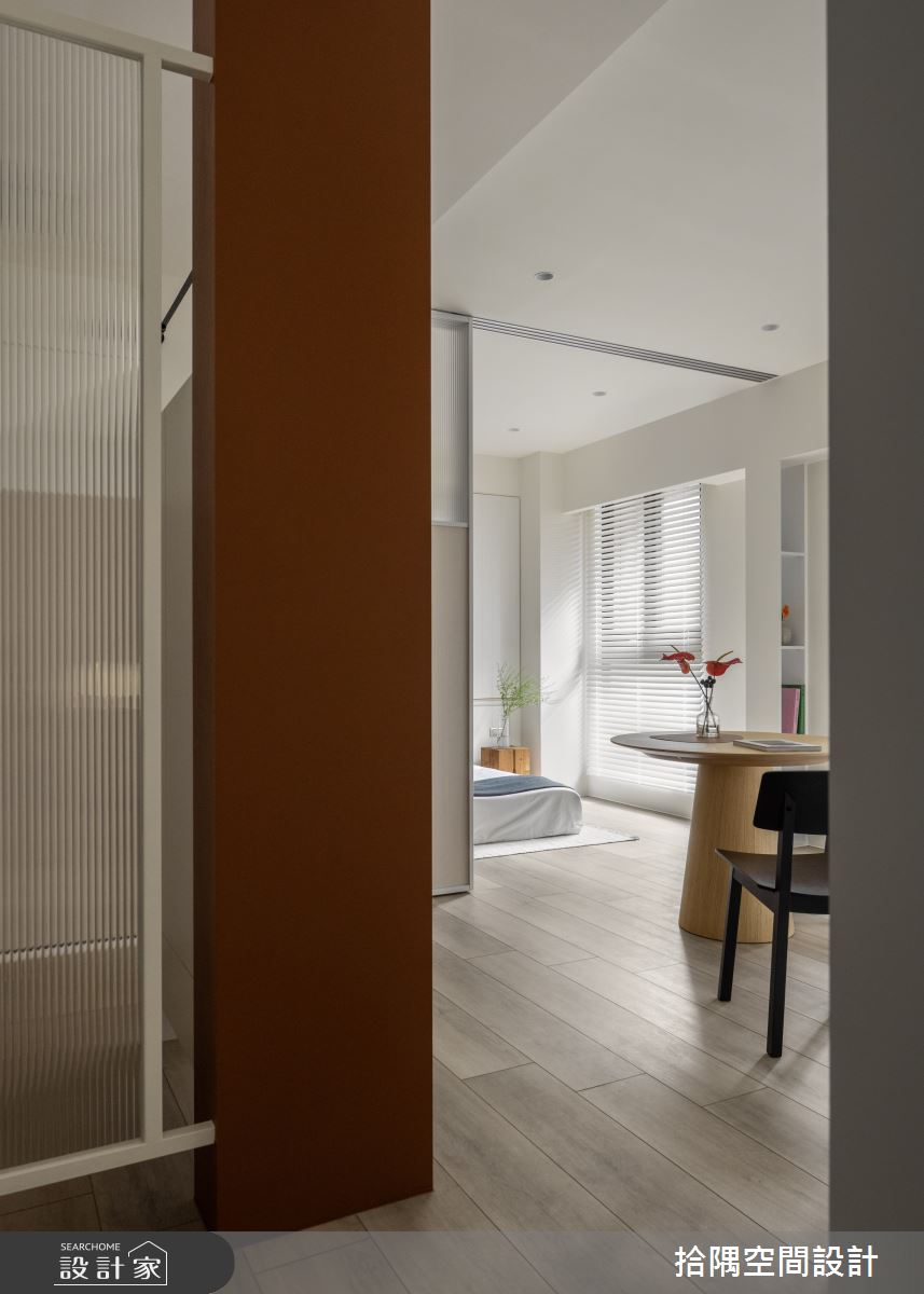 12坪新成屋(5年以下)＿簡約北歐風玄關案例圖片＿拾隅空間設計＿拾隅_柔光共居The Shared Lignt | 簡約北歐風之4