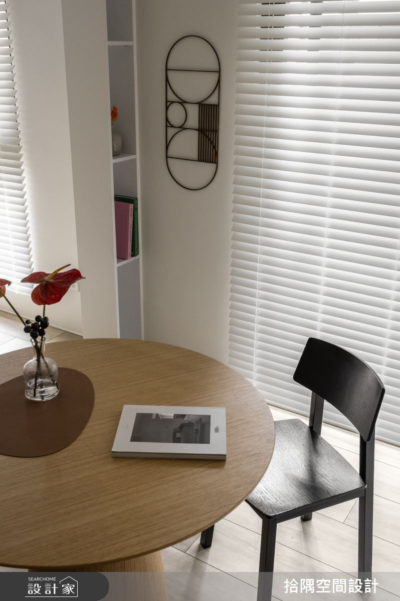 12坪新成屋(5年以下)＿簡約北歐風餐廳案例圖片＿拾隅空間設計＿拾隅_柔光共居The Shared Lignt | 簡約北歐風之5