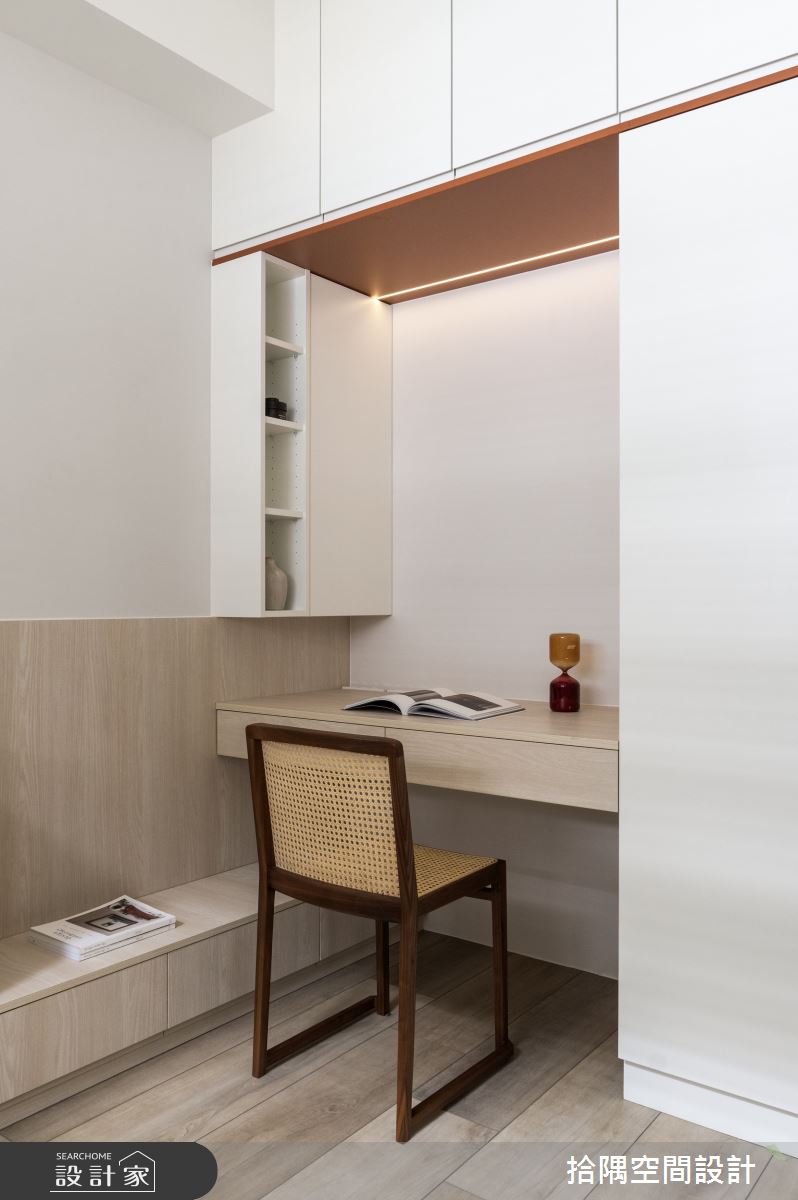 12坪新成屋(5年以下)＿簡約北歐風臥室案例圖片＿拾隅空間設計＿拾隅_柔光共居The Shared Lignt | 簡約北歐風之14