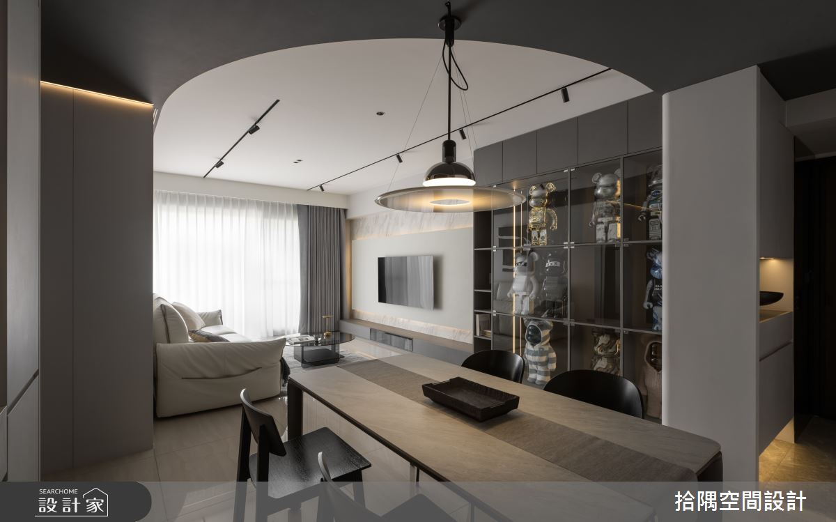 22坪新成屋(5年以下)＿現代風客廳餐廳案例圖片＿拾隅空間設計＿拾隅_嶼灣 The Gentle Isle | 現代風之12