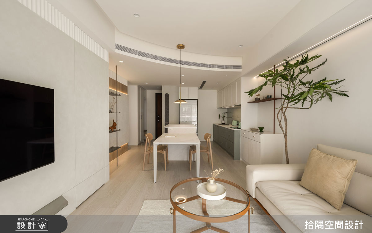 17坪新成屋(5年以下)＿北歐風客廳餐廳廚房案例圖片＿拾隅空間設計＿拾隅_澹色年華 Subtle Hues of Life | 北歐風之10