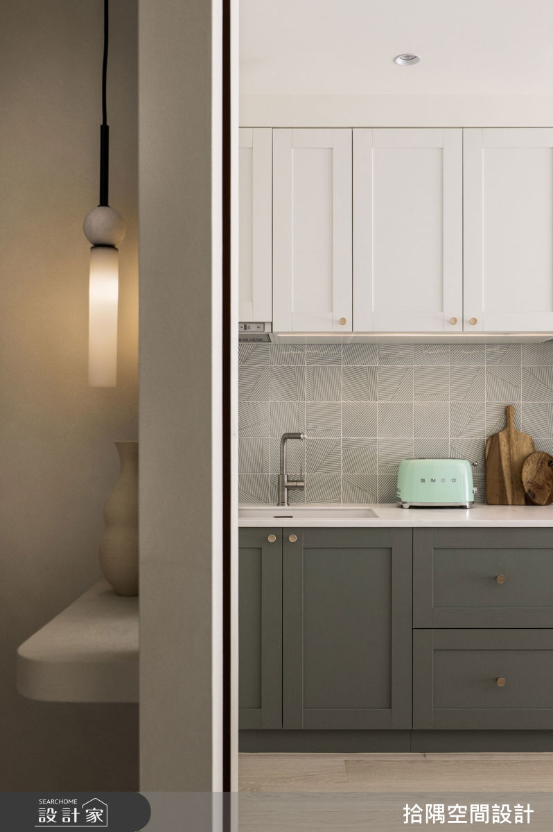 17坪新成屋(5年以下)＿北歐風玄關廚房案例圖片＿拾隅空間設計＿拾隅_澹色年華 Subtle Hues of Life | 北歐風之12
