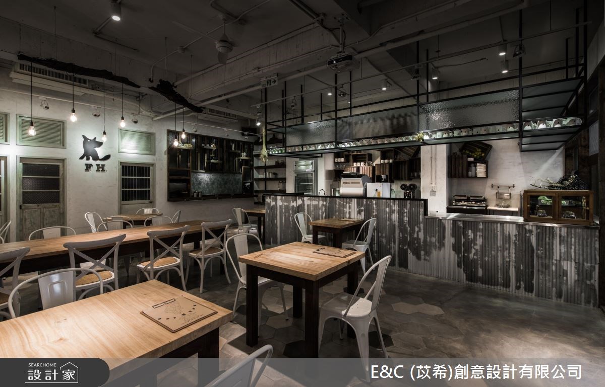 34坪老屋(16~30年)＿工業風商業空間案例圖片＿苡希E&C創意設計有限公司＿苡希_01.台北商業空間_34坪工業風之4