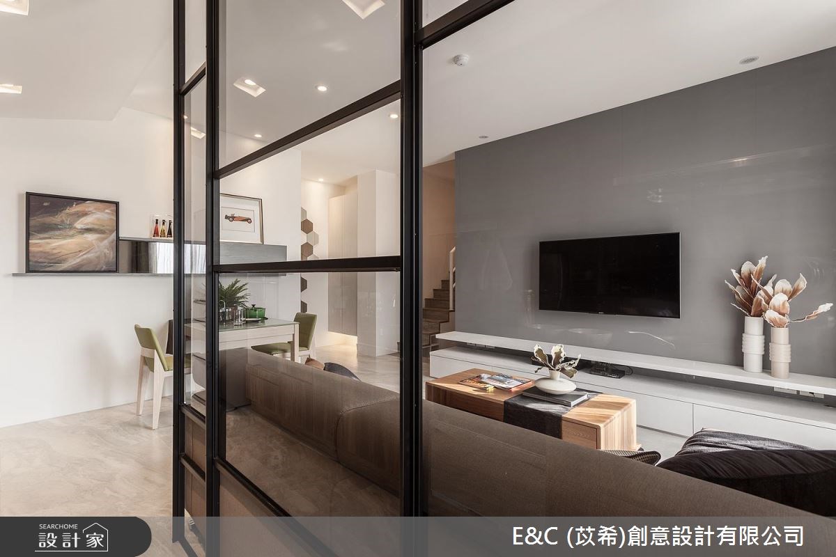 21坪老屋(16~30年)＿簡約風客廳餐廳案例圖片＿苡希E&C創意設計有限公司＿苡希_02.台北_21坪簡約風之8