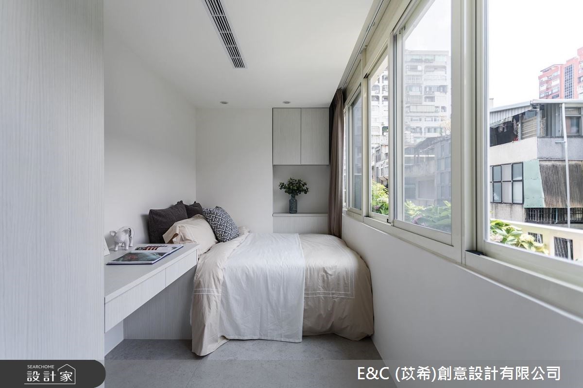 30坪老屋(16~30年)＿簡約風臥室案例圖片＿苡希E&C創意設計有限公司＿苡希_03.台北_30坪簡約風之13