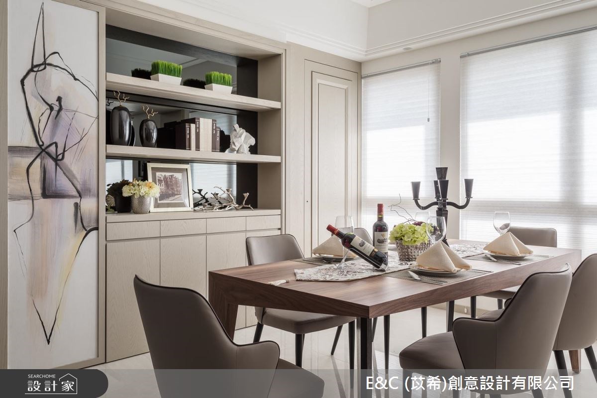 32坪中古屋(5~15年)＿飯店風餐廳案例圖片＿苡希E&C創意設計有限公司＿苡希_04.台北_32坪飯店風之11