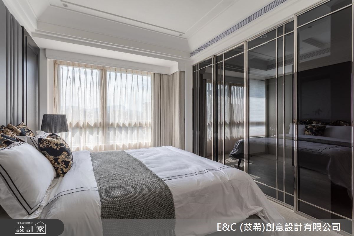 32坪中古屋(5~15年)＿飯店風臥室案例圖片＿苡希E&C創意設計有限公司＿苡希_04.台北_32坪飯店風之15
