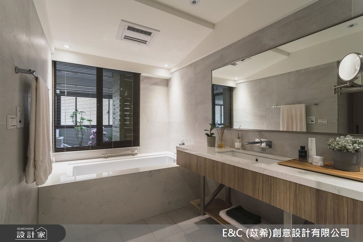 36坪老屋(16~30年)＿人文禪風浴室案例圖片＿苡希E&C創意設計有限公司＿苡希_05.台北_36坪人文禪風之18