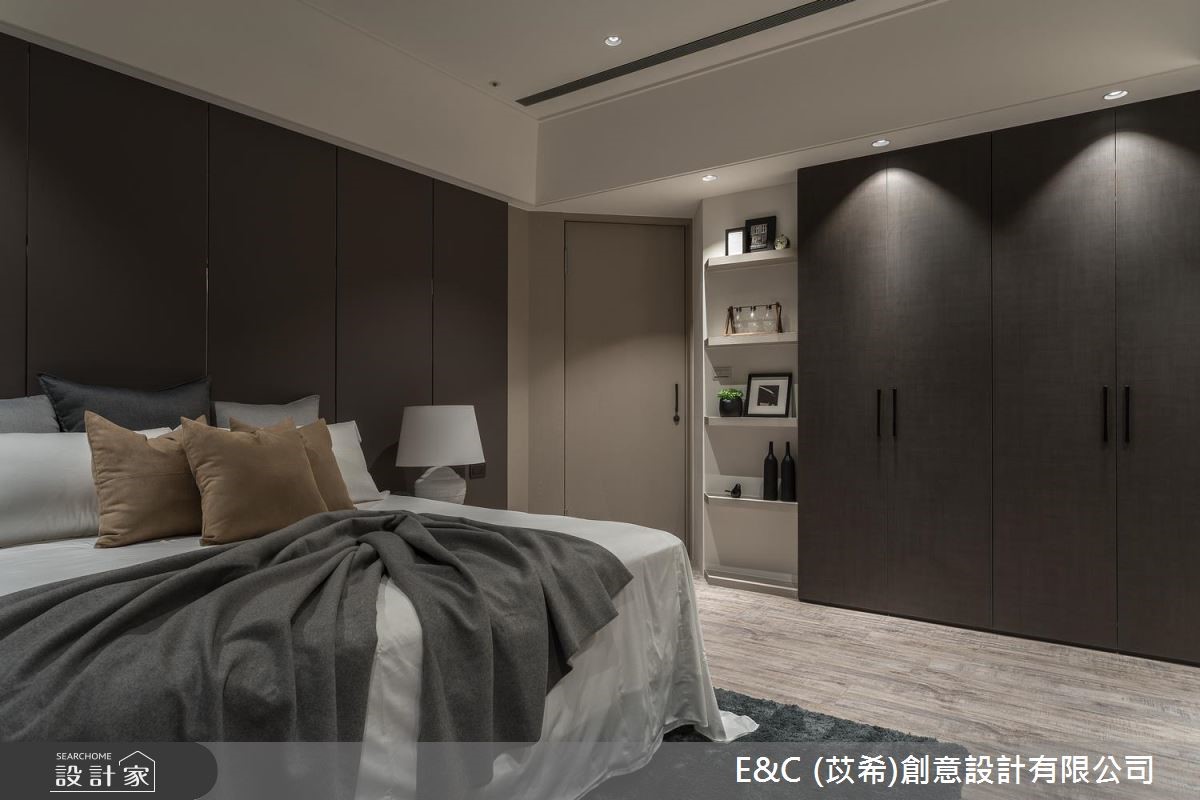 45坪新成屋(5年以下)＿飯店風臥室案例圖片＿苡希E&C創意設計有限公司＿苡希_06.新北_45坪飯店風之16