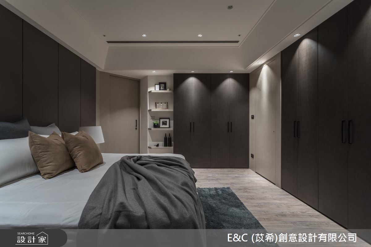 45坪新成屋(5年以下)＿飯店風臥室案例圖片＿苡希E&C創意設計有限公司＿苡希_06.新北_45坪飯店風之17
