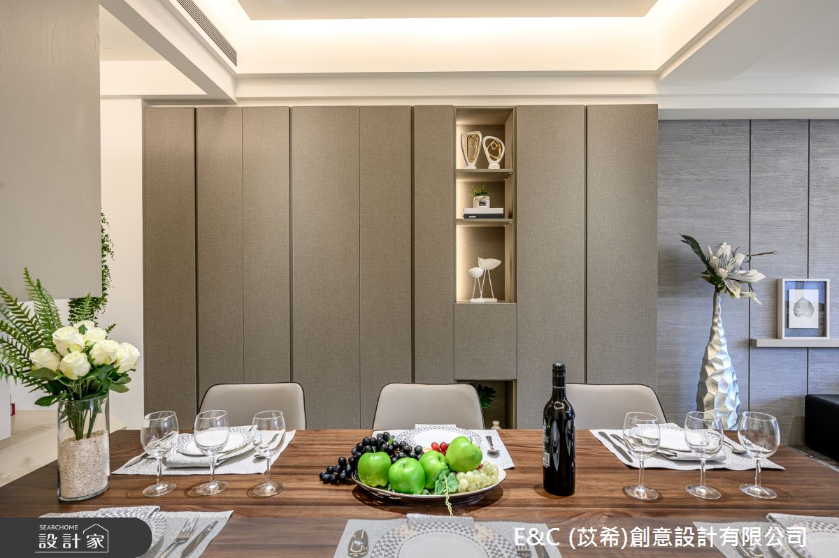 37坪新成屋(5年以下)＿現代風餐廳案例圖片＿苡希E&C創意設計有限公司＿苡希_07.桃園_37坪現代風之5
