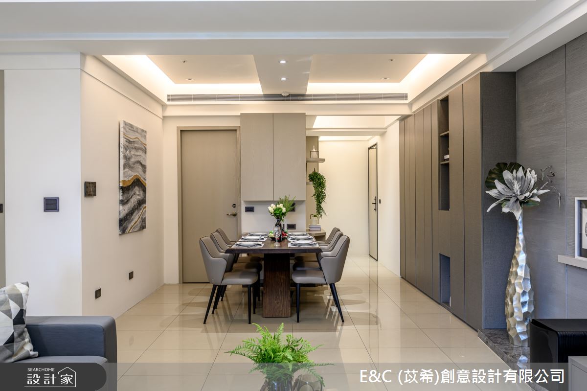37坪新成屋(5年以下)＿現代風餐廳案例圖片＿苡希E&C創意設計有限公司＿苡希_07.桃園_37坪現代風之3