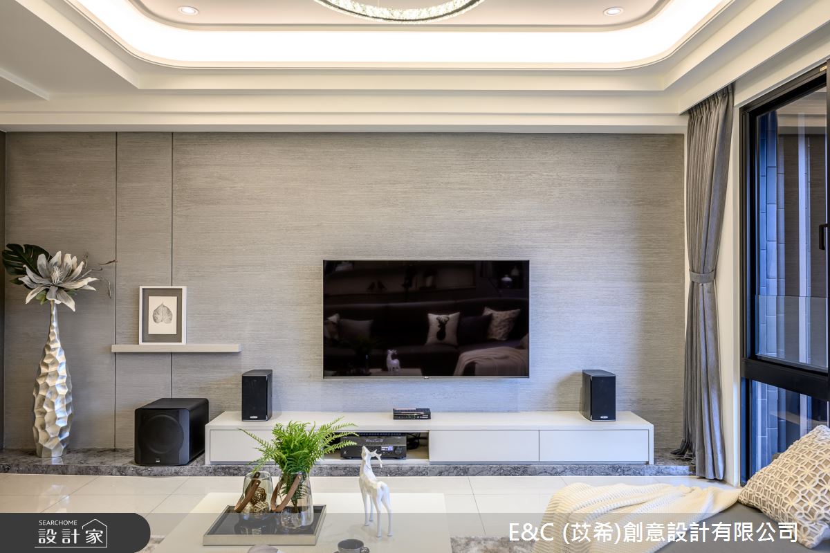 37坪新成屋(5年以下)＿現代風客廳案例圖片＿苡希E&C創意設計有限公司＿苡希_07.桃園_37坪現代風之8