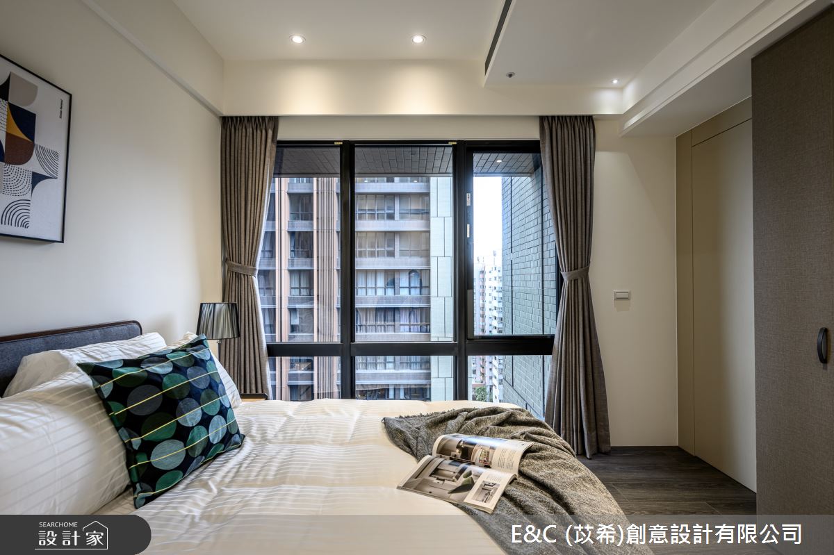 37坪新成屋(5年以下)＿現代風臥室案例圖片＿苡希E&C創意設計有限公司＿苡希_07.桃園_37坪現代風之17