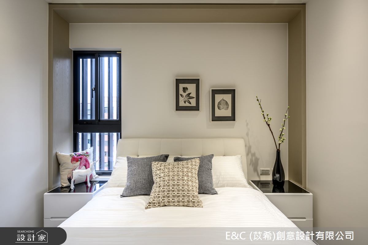 37坪新成屋(5年以下)＿現代風臥室案例圖片＿苡希E&C創意設計有限公司＿苡希_07.桃園_37坪現代風之19
