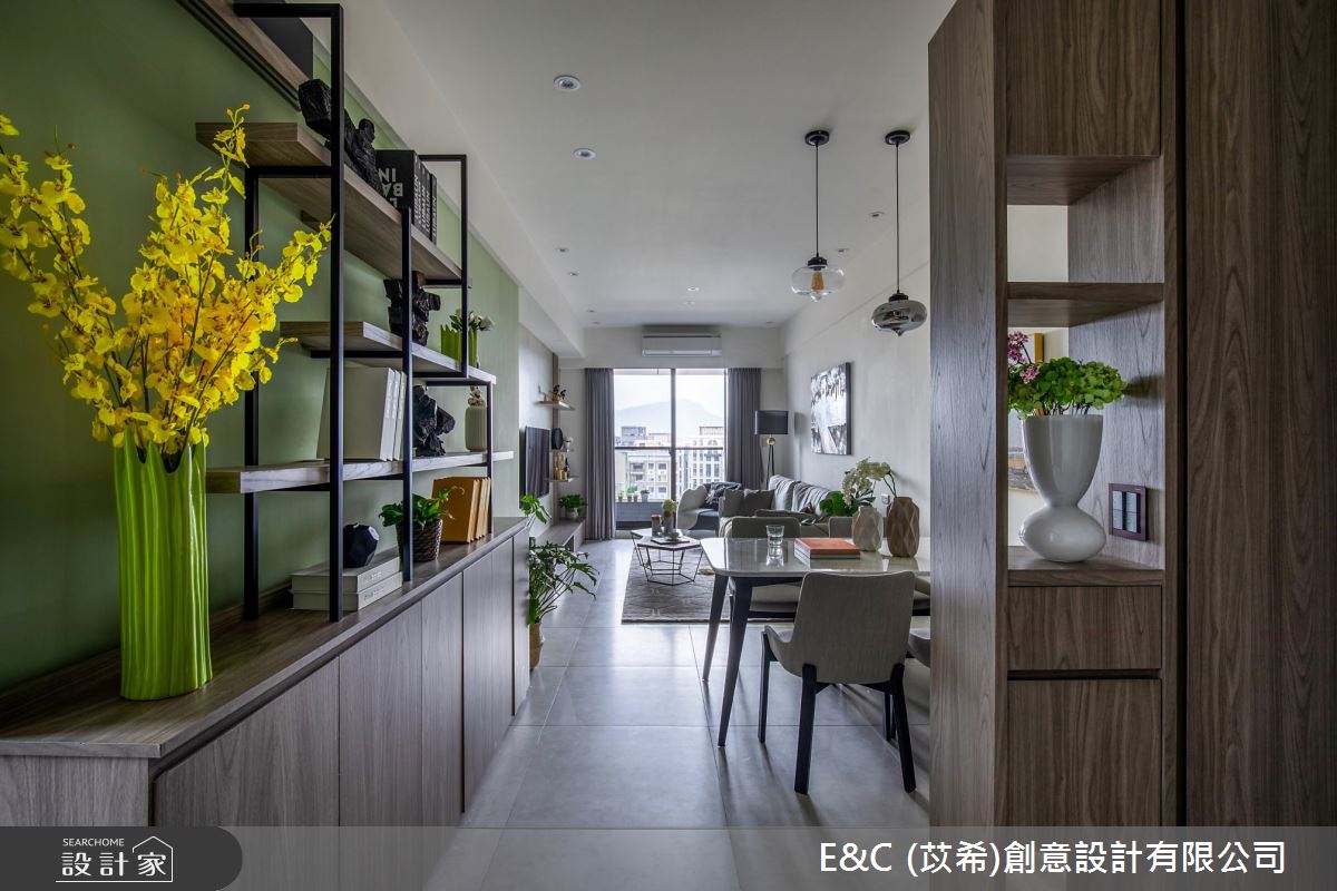 22坪新成屋(5年以下)＿混搭風玄關案例圖片＿苡希E&C創意設計有限公司＿苡希_08.台北_22坪混搭風之3