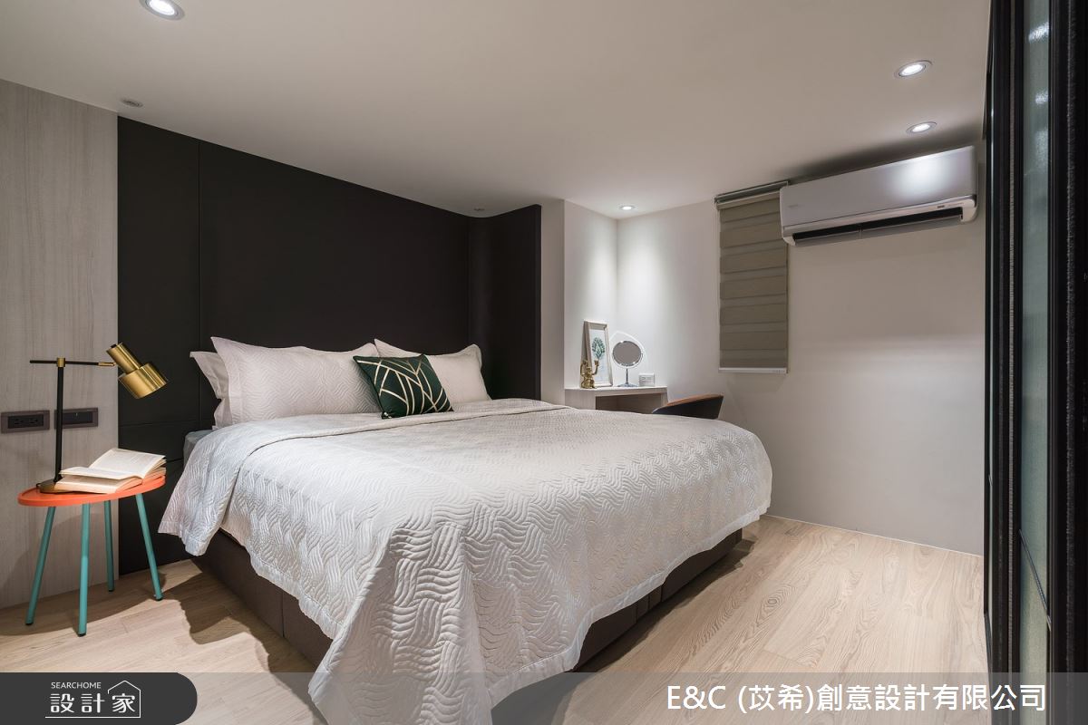28坪新成屋(5年以下)＿簡約風臥室案例圖片＿苡希E&C創意設計有限公司＿苡希_11.新北_28坪簡約風之20