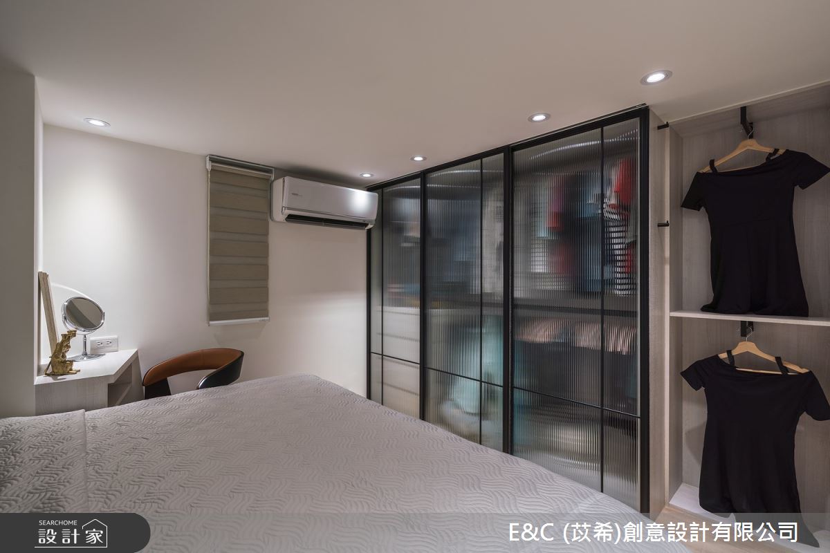 28坪新成屋(5年以下)＿簡約風臥室案例圖片＿苡希E&C創意設計有限公司＿苡希_11.新北_28坪簡約風之21
