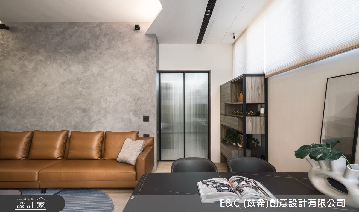 28坪新成屋(5年以下)＿簡約風客廳餐廳案例圖片＿苡希E&C創意設計有限公司＿苡希_11.新北_28坪簡約風之4