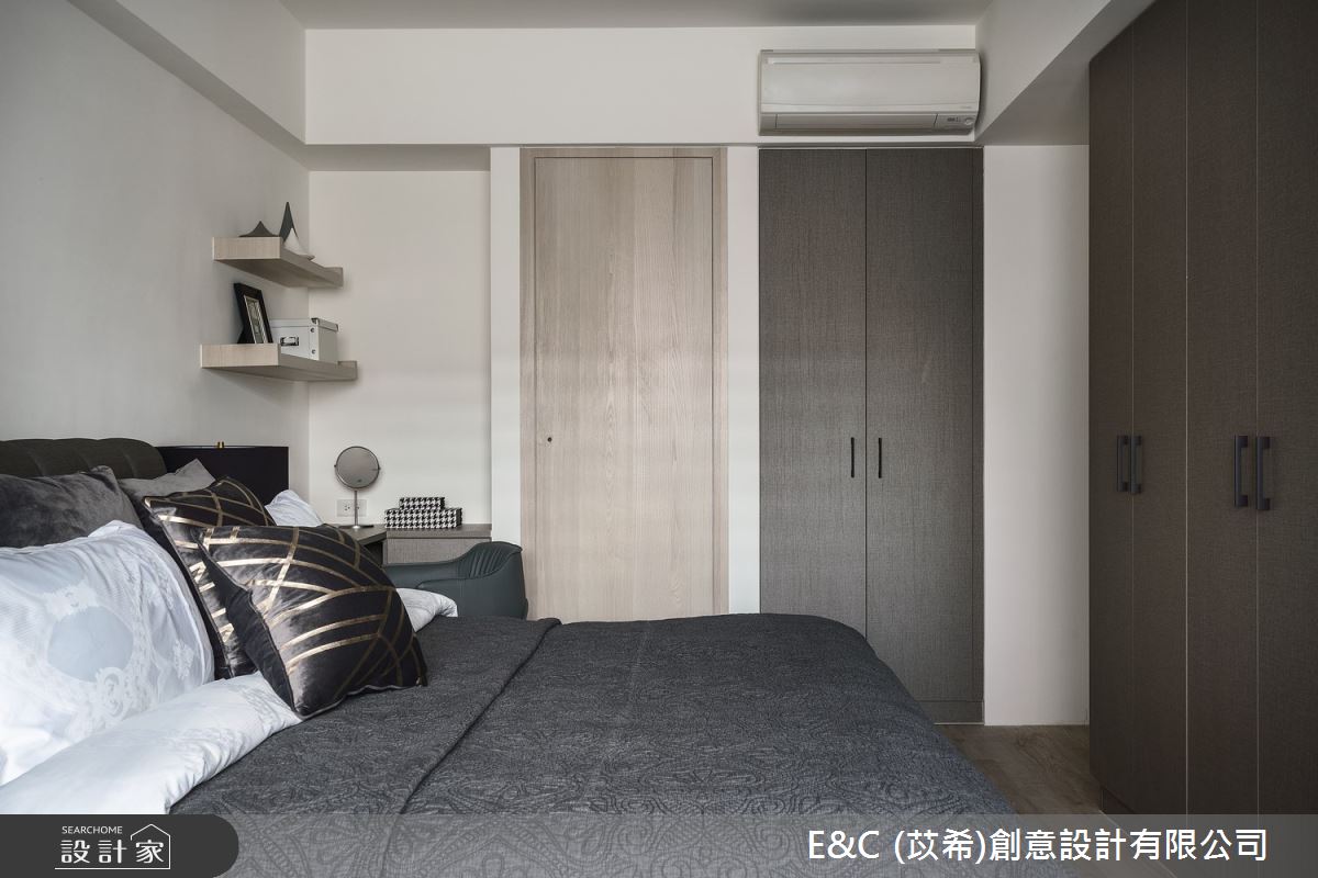 34坪老屋(41~50年)＿簡約風臥室案例圖片＿苡希E&C創意設計有限公司＿苡希_12.台北_34坪簡約風之27