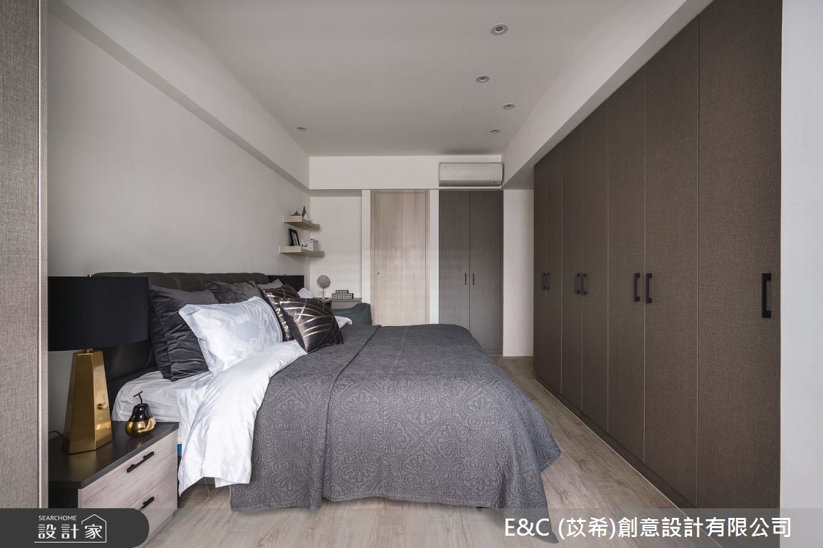 34坪老屋(41~50年)＿簡約風臥室案例圖片＿苡希E&C創意設計有限公司＿苡希_12.台北_34坪簡約風之26