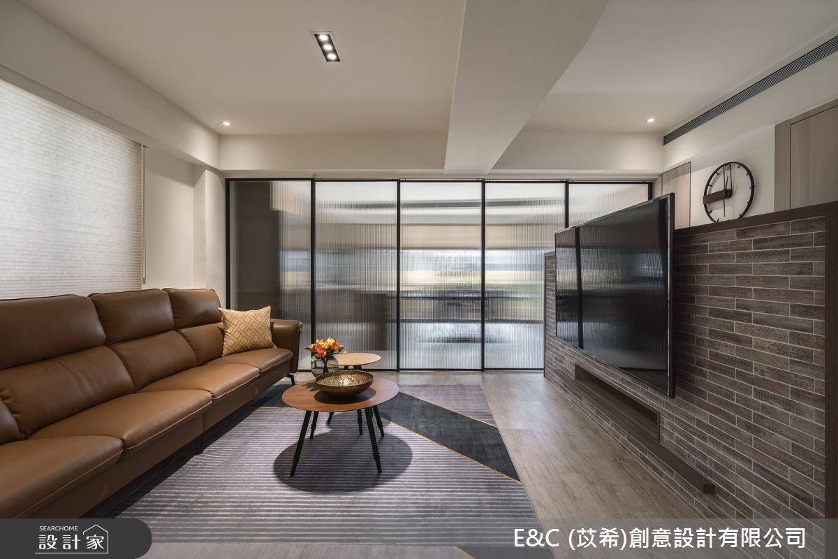 34坪老屋(41~50年)＿簡約風客廳案例圖片＿苡希E&C創意設計有限公司＿苡希_12.台北_34坪簡約風之5