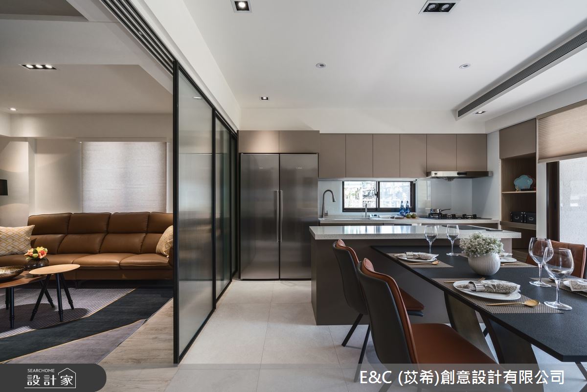 34坪老屋(41~50年)＿簡約風客廳案例圖片＿苡希E&C創意設計有限公司＿苡希_12.台北_34坪簡約風之8