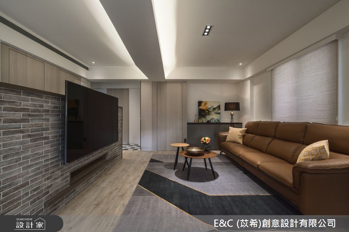 34坪老屋(41~50年)＿簡約風客廳案例圖片＿苡希E&C創意設計有限公司＿苡希_12.台北_34坪簡約風之16