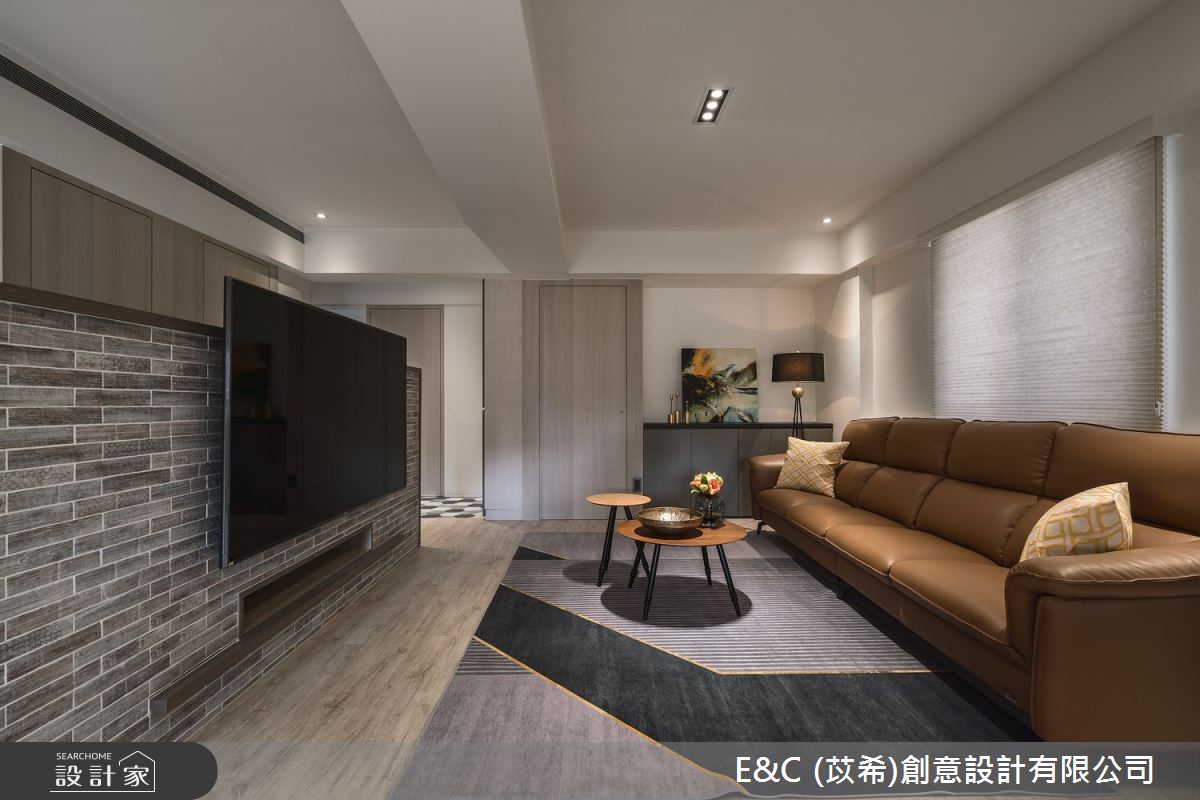 34坪老屋(41~50年)＿簡約風客廳案例圖片＿苡希E&C創意設計有限公司＿苡希_12.台北_34坪簡約風之17