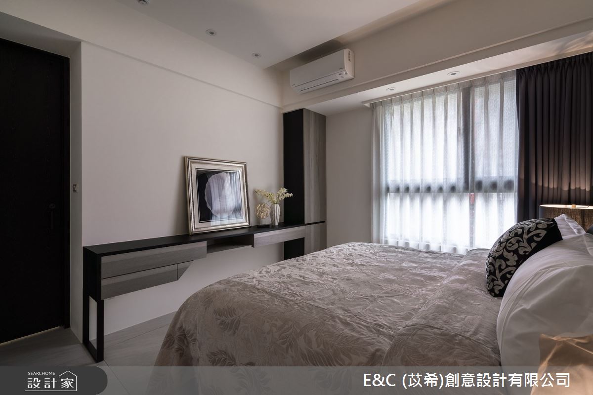 22坪新成屋(5年以下)＿現代風臥室案例圖片＿苡希E&C創意設計有限公司＿苡希_13.新北_22坪現代風之16