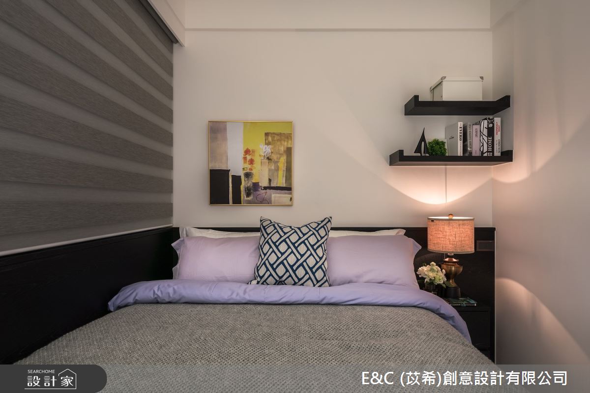 22坪新成屋(5年以下)＿現代風臥室案例圖片＿苡希E&C創意設計有限公司＿苡希_13.新北_22坪現代風之19
