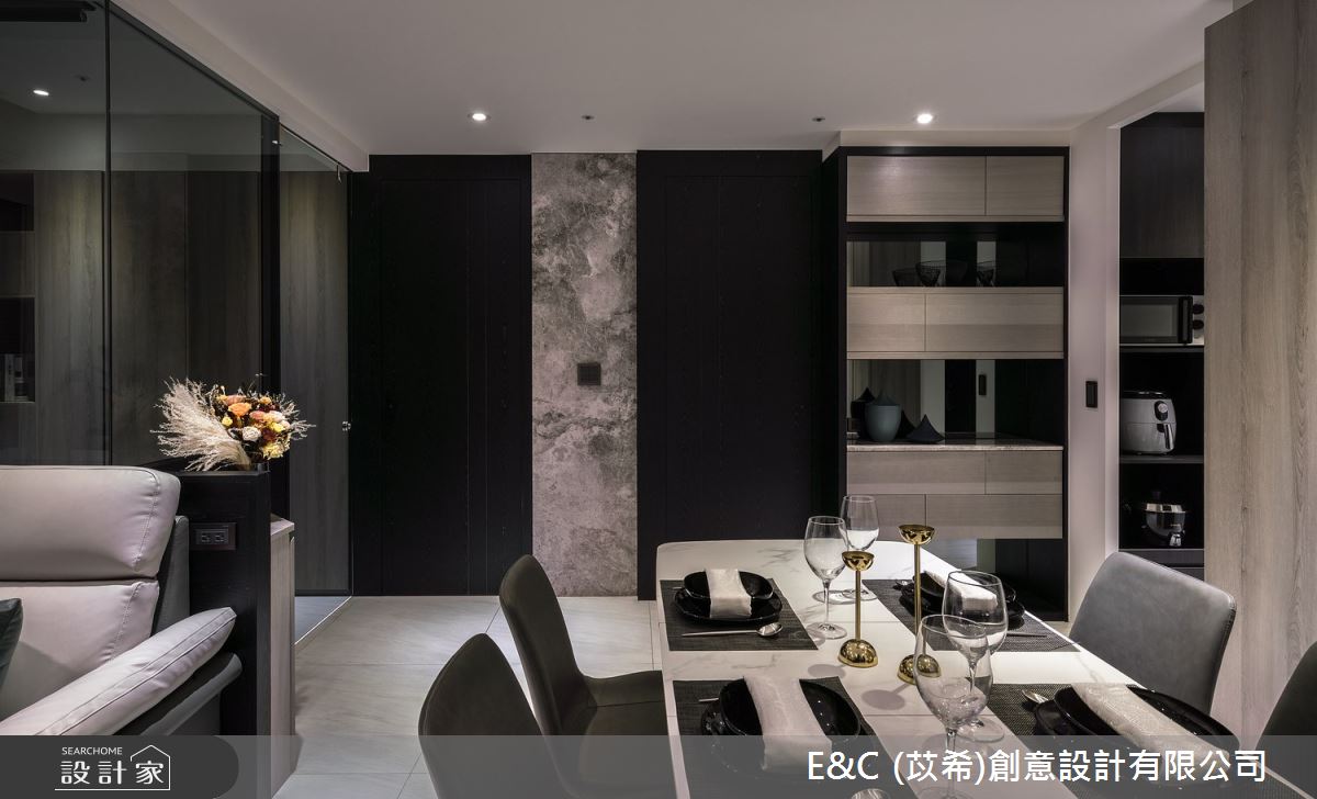 22坪新成屋(5年以下)＿現代風餐廳案例圖片＿苡希E&C創意設計有限公司＿苡希_13.新北_22坪現代風之11
