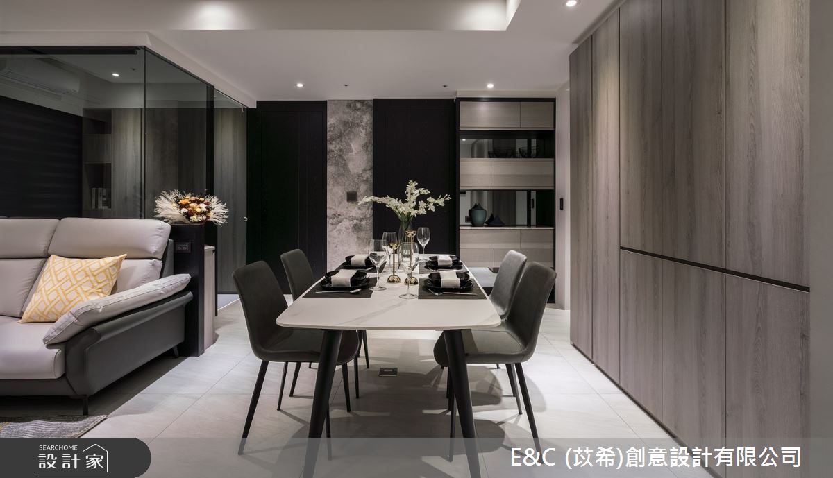 22坪新成屋(5年以下)＿現代風餐廳案例圖片＿苡希E&C創意設計有限公司＿苡希_13.新北_22坪現代風之3