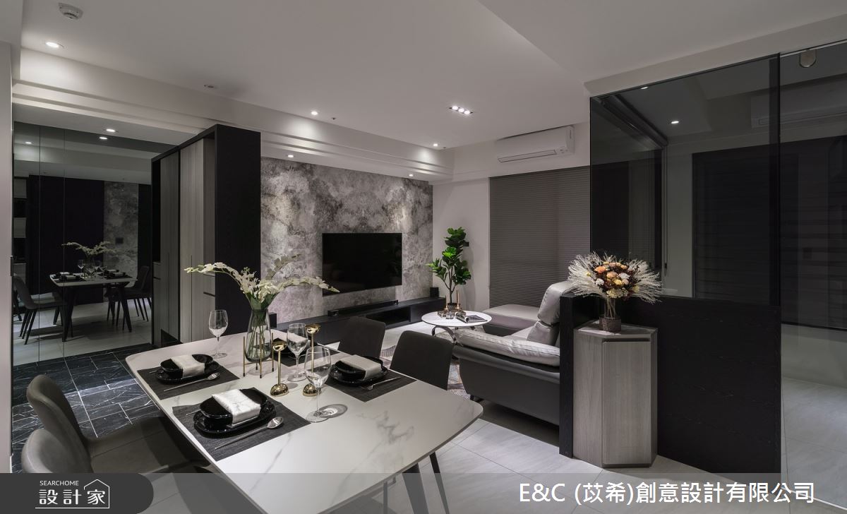 22坪新成屋(5年以下)＿現代風餐廳案例圖片＿苡希E&C創意設計有限公司＿苡希_13.新北_22坪現代風之8