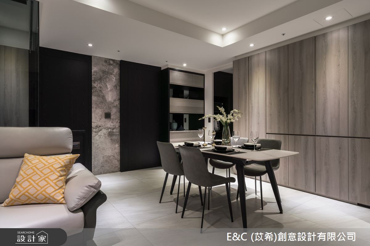 22坪新成屋(5年以下)＿現代風餐廳案例圖片＿苡希E&C創意設計有限公司＿苡希_13.新北_22坪現代風之5