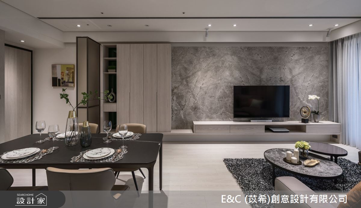 35坪新成屋(5年以下)＿飯店風餐廳案例圖片＿苡希E&C創意設計有限公司＿苡希_14.新北_35坪飯店風之10